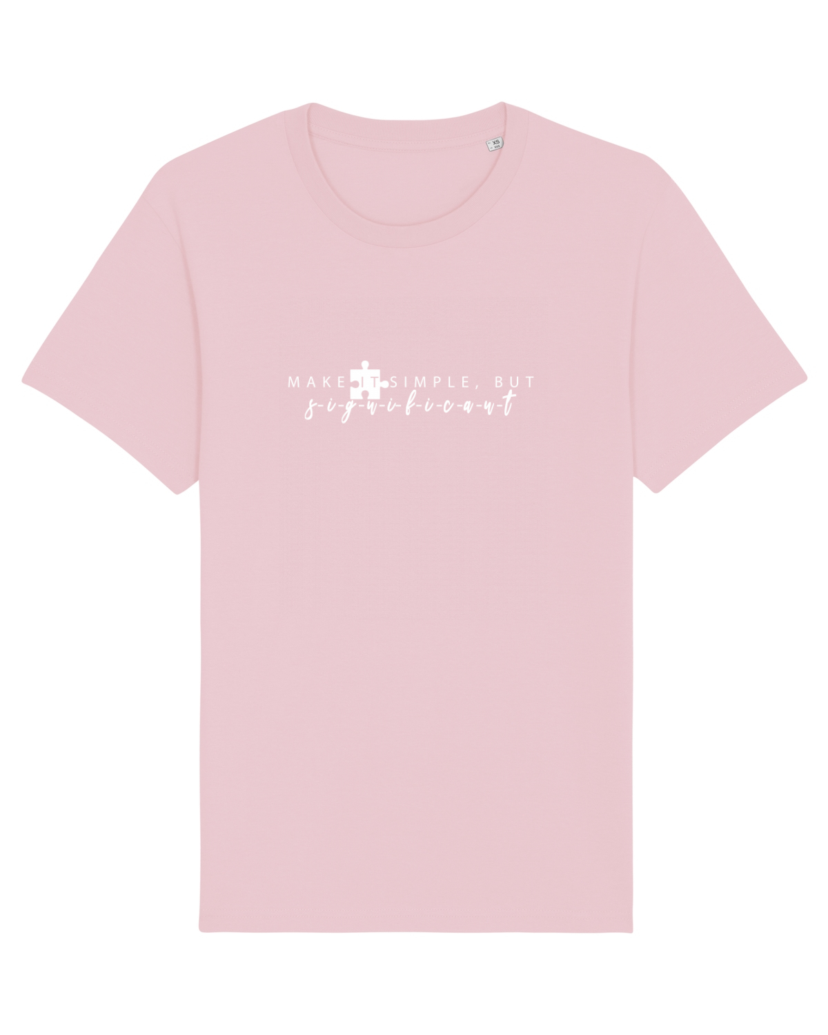 Tricou mânecă scurtă Unisex Rocker Cotton Pink