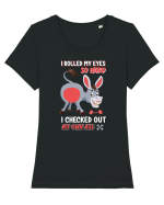 Jackass Tricou mânecă scurtă guler larg fitted Damă Expresser