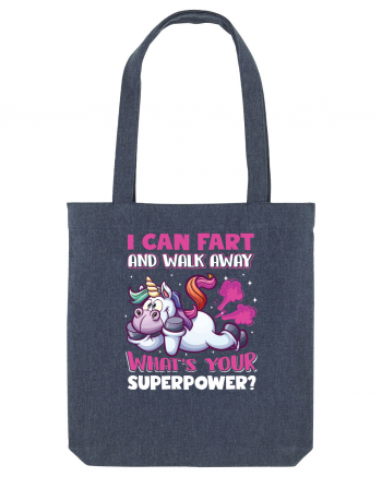 Funny Unicorn Superpower Midnight Blue