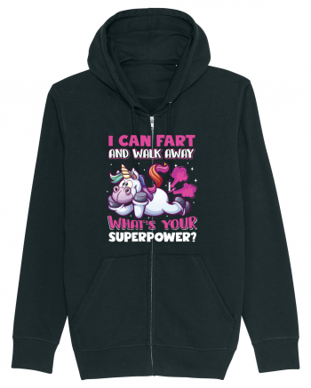 Funny Unicorn Superpower Black