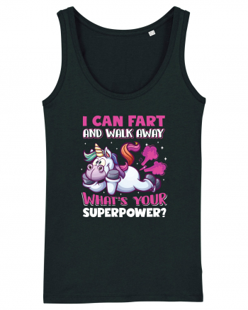 Funny Unicorn Superpower Black