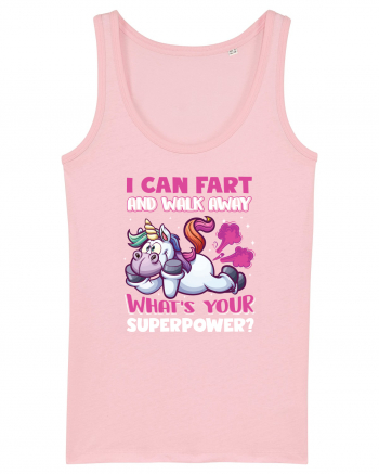 Funny Unicorn Superpower Cotton Pink