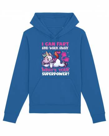 Funny Unicorn Superpower Royal Blue