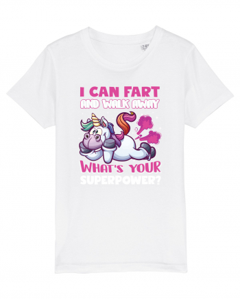 Funny Unicorn Superpower White