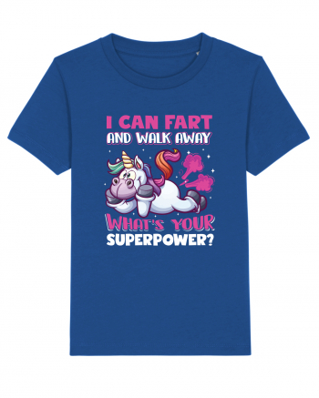 Funny Unicorn Superpower Majorelle Blue