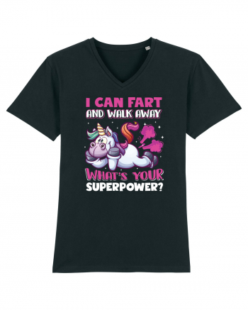 Funny Unicorn Superpower Black