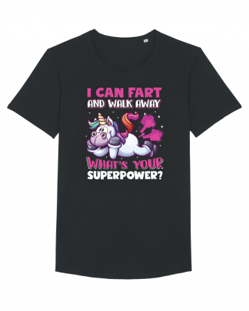 Funny Unicorn Superpower Black