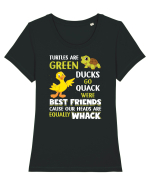 Turtles And Ducks Tricou mânecă scurtă guler larg fitted Damă Expresser