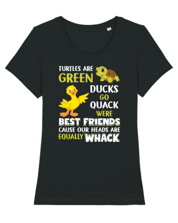 Turtles And Ducks Black