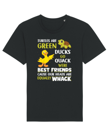 Turtles And Ducks Black