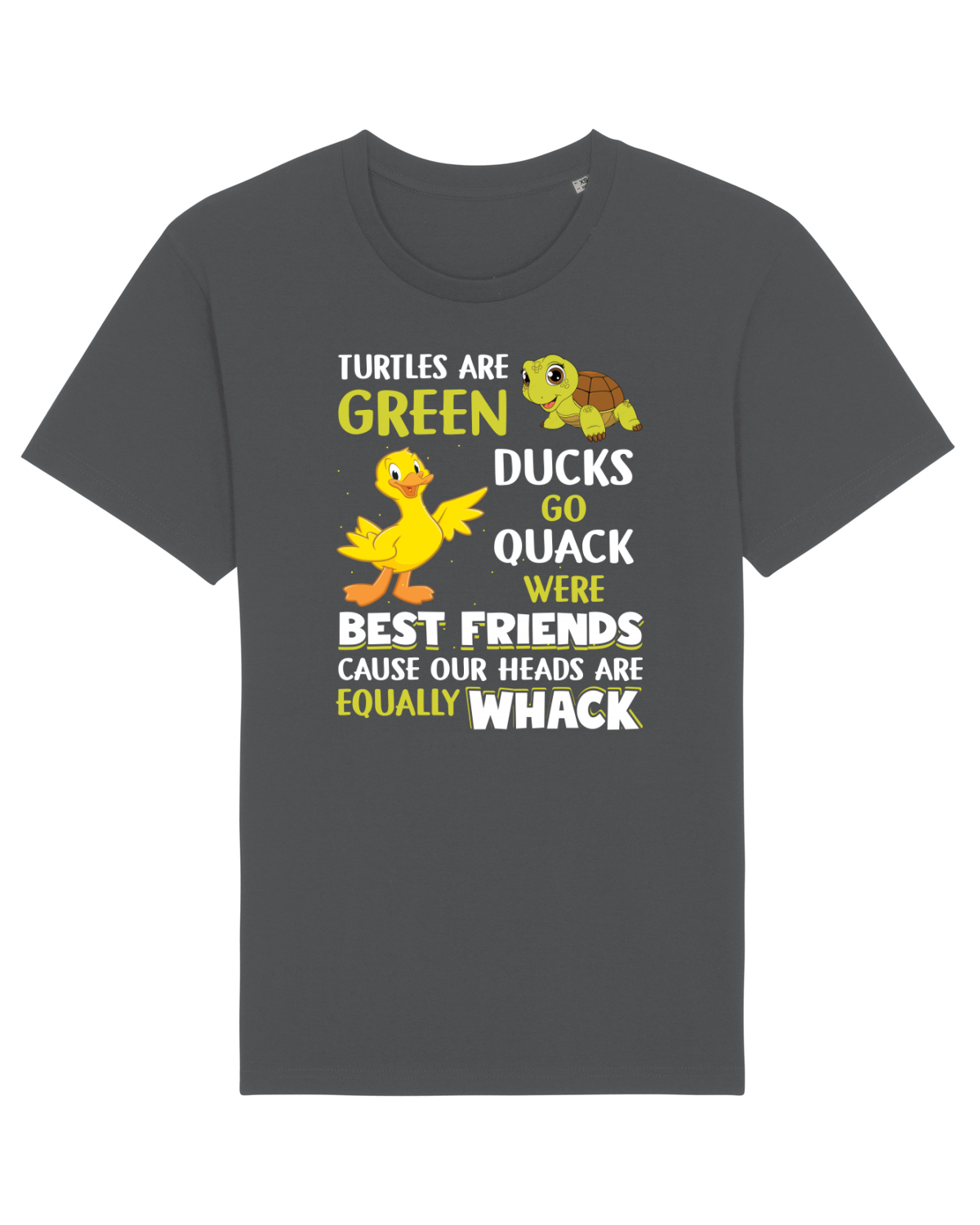 Tricou mânecă scurtă Unisex Rocker Anthracite
