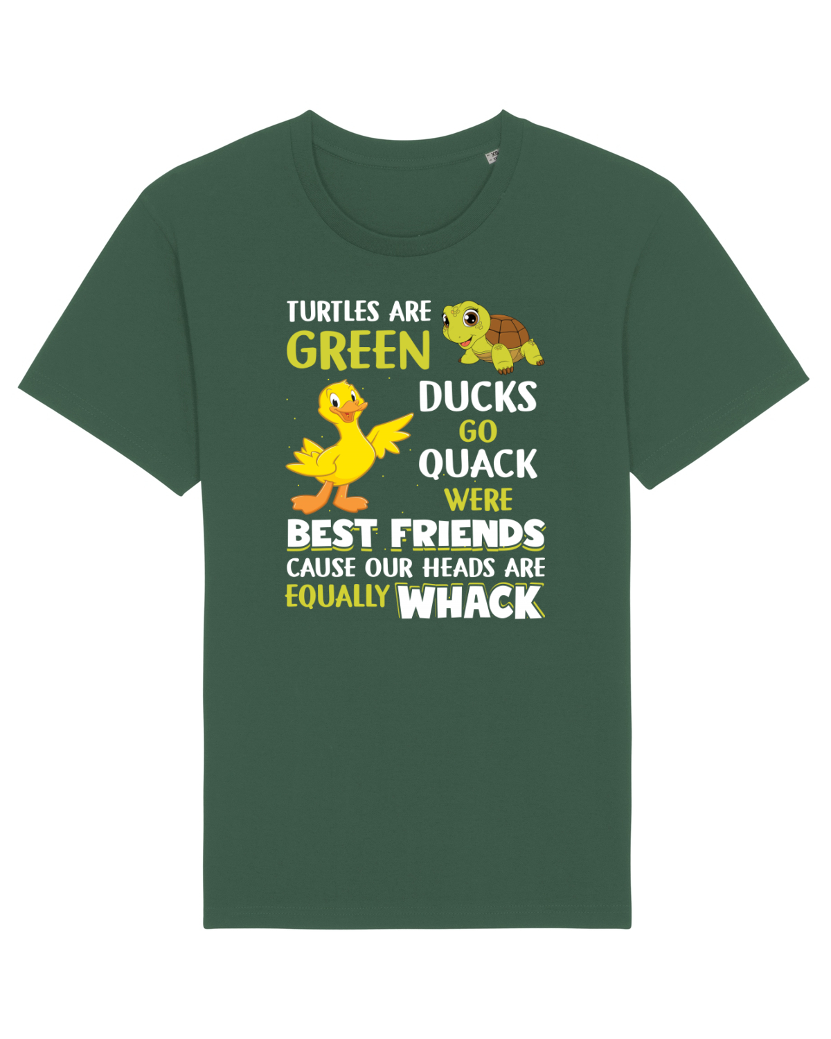 Tricou mânecă scurtă Unisex Rocker Bottle Green