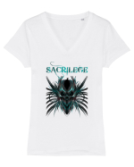Sacrilege Tricou mânecă scurtă guler V Damă Evoker