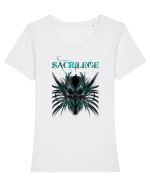 Sacrilege Tricou mânecă scurtă guler larg fitted Damă Expresser