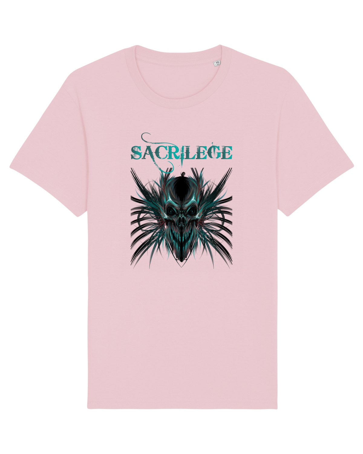 Tricou mânecă scurtă Unisex Rocker Cotton Pink