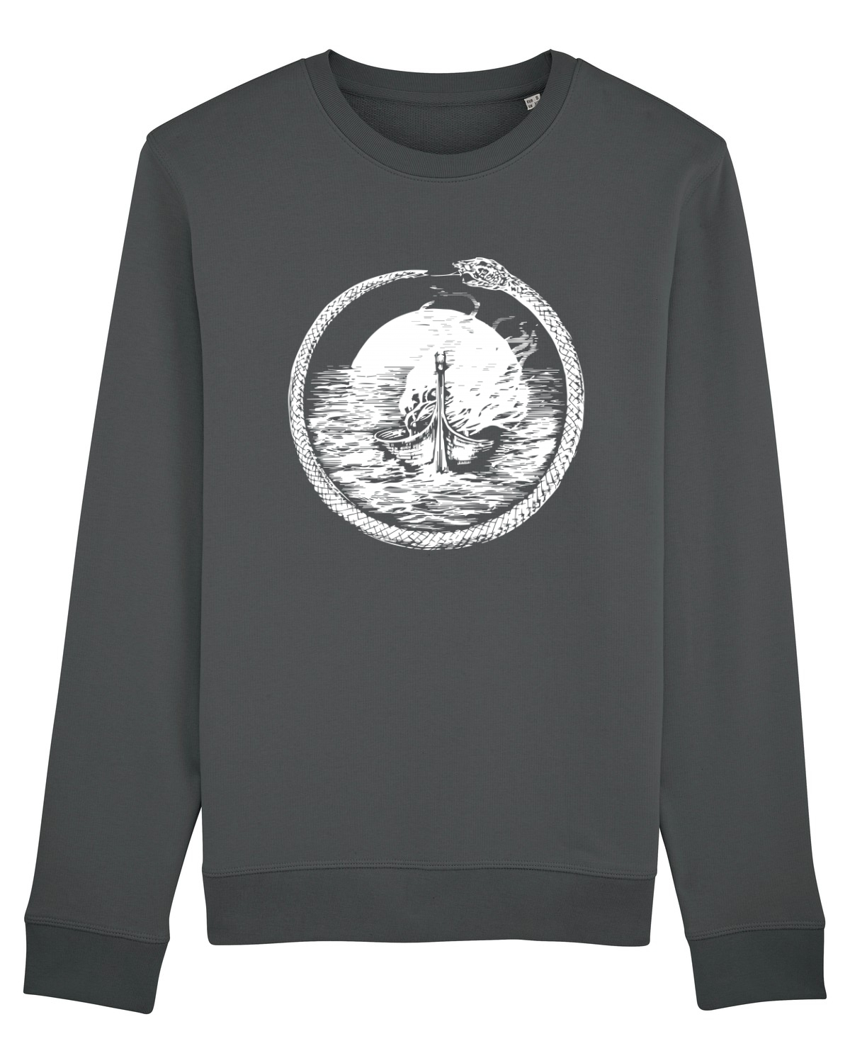 Bluză mânecă lungă Unisex Rise Anthracite