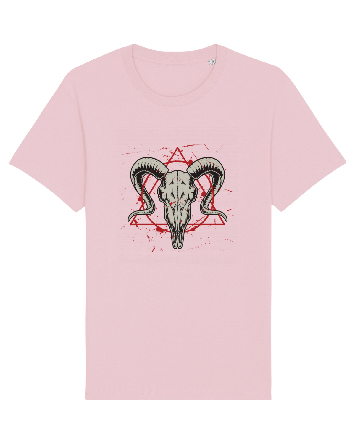 Tricou mânecă scurtă Unisex Rocker Cotton Pink