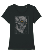 Flames Tricou mânecă scurtă guler larg fitted Damă Expresser