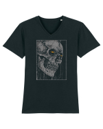 Flames Tricou mânecă scurtă guler V Bărbat Presenter