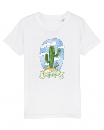 Summer Breeze - Watercolor Cactus White