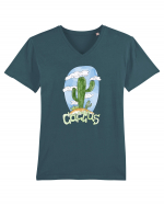 Summer Breeze - Watercolor Cactus Tricou mânecă scurtă guler V Bărbat Presenter