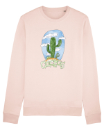 Summer Breeze - Watercolor Cactus Bluză mânecă lungă Unisex Rise