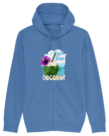Summer Breeze - Watercolor Nucă de Cocos Bright Blue