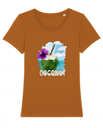 Summer Breeze - Watercolor Nucă de Cocos Roasted Orange