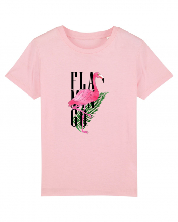 Summer Breeze - Watercolor Flamingo Cotton Pink