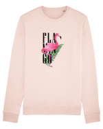 Summer Breeze - Watercolor Flamingo Bluză mânecă lungă Unisex Rise