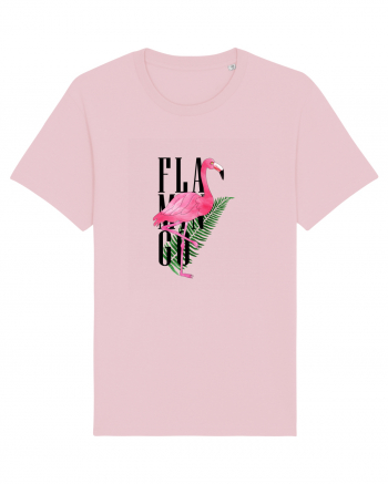 Summer Breeze - Watercolor Flamingo Cotton Pink