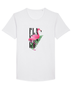 Summer Breeze - Watercolor Flamingo Tricou mânecă scurtă guler larg Bărbat Skater