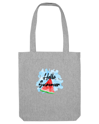 Summer Breeze - Watercolor Hello Summer Watermelon (Pepene) Heather Grey