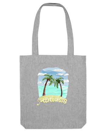 Summer Breeze - Watercolor Paradise Palmtrees (Palmieri) Heather Grey
