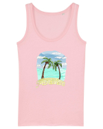 Summer Breeze - Watercolor Paradise Palmtrees (Palmieri) Maiou Damă Dreamer