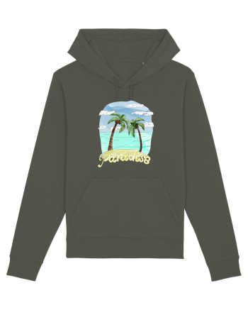 Summer Breeze - Watercolor Paradise Palmtrees (Palmieri) Khaki