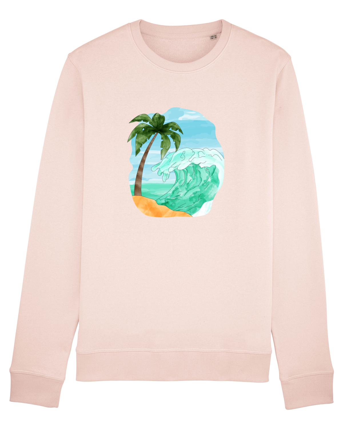 Bluză mânecă lungă Unisex Rise Candy Pink