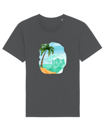 Summer Breeze - Watercolor  Wave (Val) Anthracite