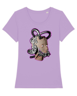 Robot Tricou mânecă scurtă guler larg fitted Damă Expresser