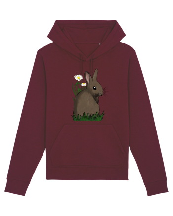 Iepuraș printre flori  Burgundy