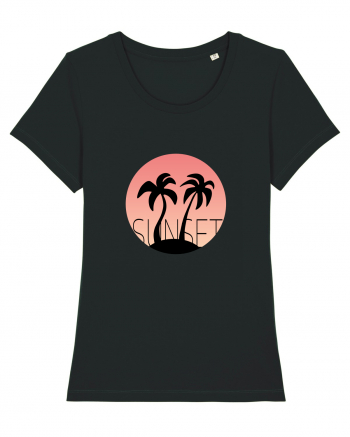 Summer Breeze - Gradient Pink Sunset (Apus Roz) Black