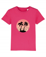 Summer Breeze - Gradient Pink Sunset (Apus Roz) Tricou mânecă scurtă  Copii Mini Creator