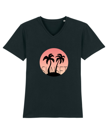 Summer Breeze - Gradient Pink Sunset (Apus Roz) Black