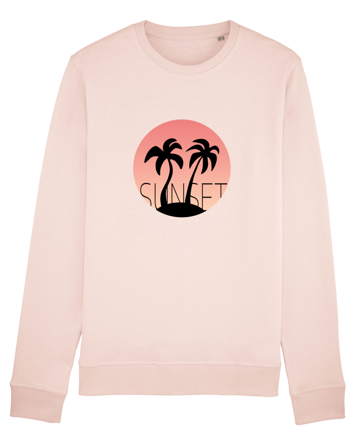 Bluză mânecă lungă Unisex Rise Candy Pink
