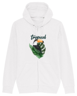 Summer Breeze - Watercolor Toucan (Tucan) Hanorac cu fermoar Unisex Connector