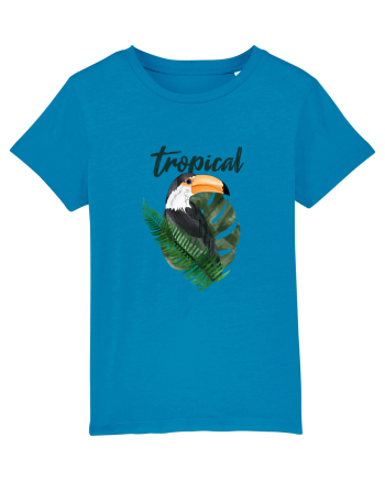 Summer Breeze - Watercolor Toucan (Tucan) Azur