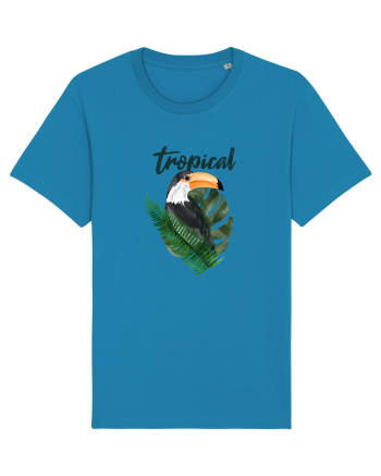 Summer Breeze - Watercolor Toucan (Tucan) Azur