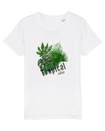Summer Breeze - Watercolor Tropical Leaves (Frunze Tropicale) Tricou mânecă scurtă  Copii Mini Creator