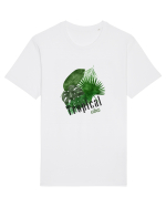 Summer Breeze - Watercolor Tropical Leaves 2 (Frunze Tropicale) Tricou mânecă scurtă Unisex Rocker
