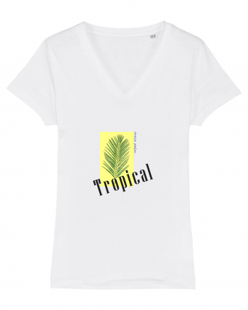 Summer Breeze - Tropical (areca palm) White
